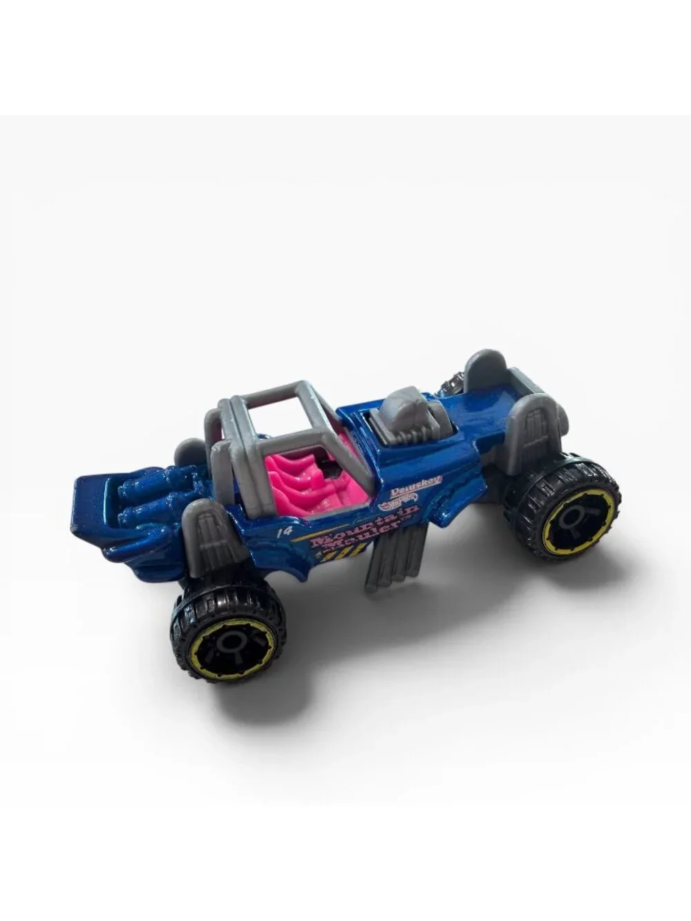 Hot Wheels Mountain Mauler Blue with Pink Seats diecast car toy
